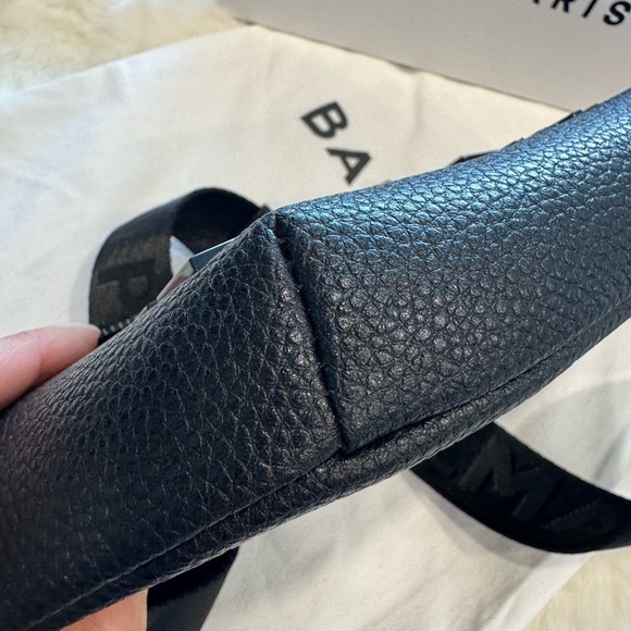 Balmain Paris Black Leather Bum Bag - Picture 5 of 13